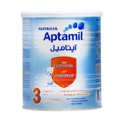 تصویر  شیر خشک از ۱۲ ماهگی به بعد آپتامیل ۳ نوتریشیا ۴۰۰ گرم