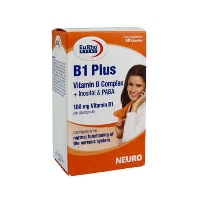 تصویر  کپسول ویتامین B1 پلاس یوروویتال 60 عددی