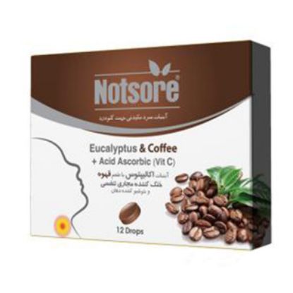 تصویر  آبنبات سرد مکیدنی ناتسور با طعم قهوه بسته 12 عددی