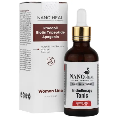 تصویر  تونیک ضد ریزش و تقویتی موی سر بانوان نانوهیل ۵۰ میلی لیتر